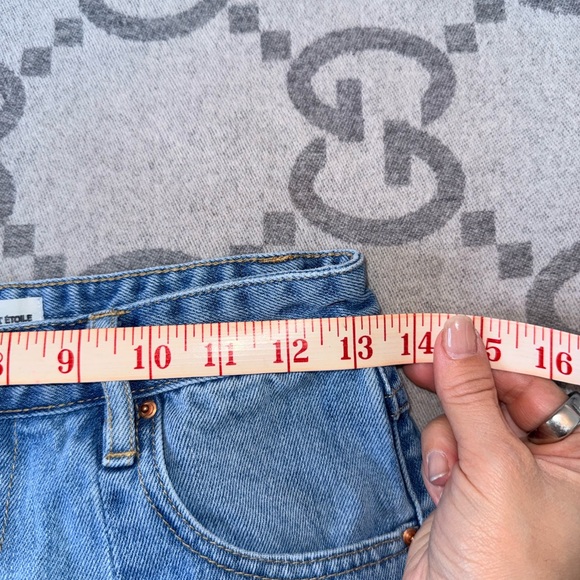 Isabel Marant Blue Straight Leg Jeans - Picture 11 of 15